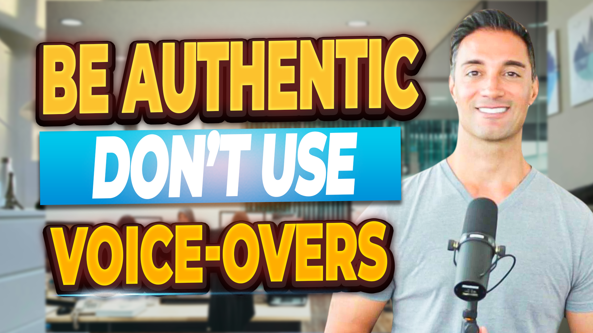 Be authentic dont use voice overs Mosaic Media Films